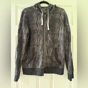 Express Snakeskin Zip-up Hoodie